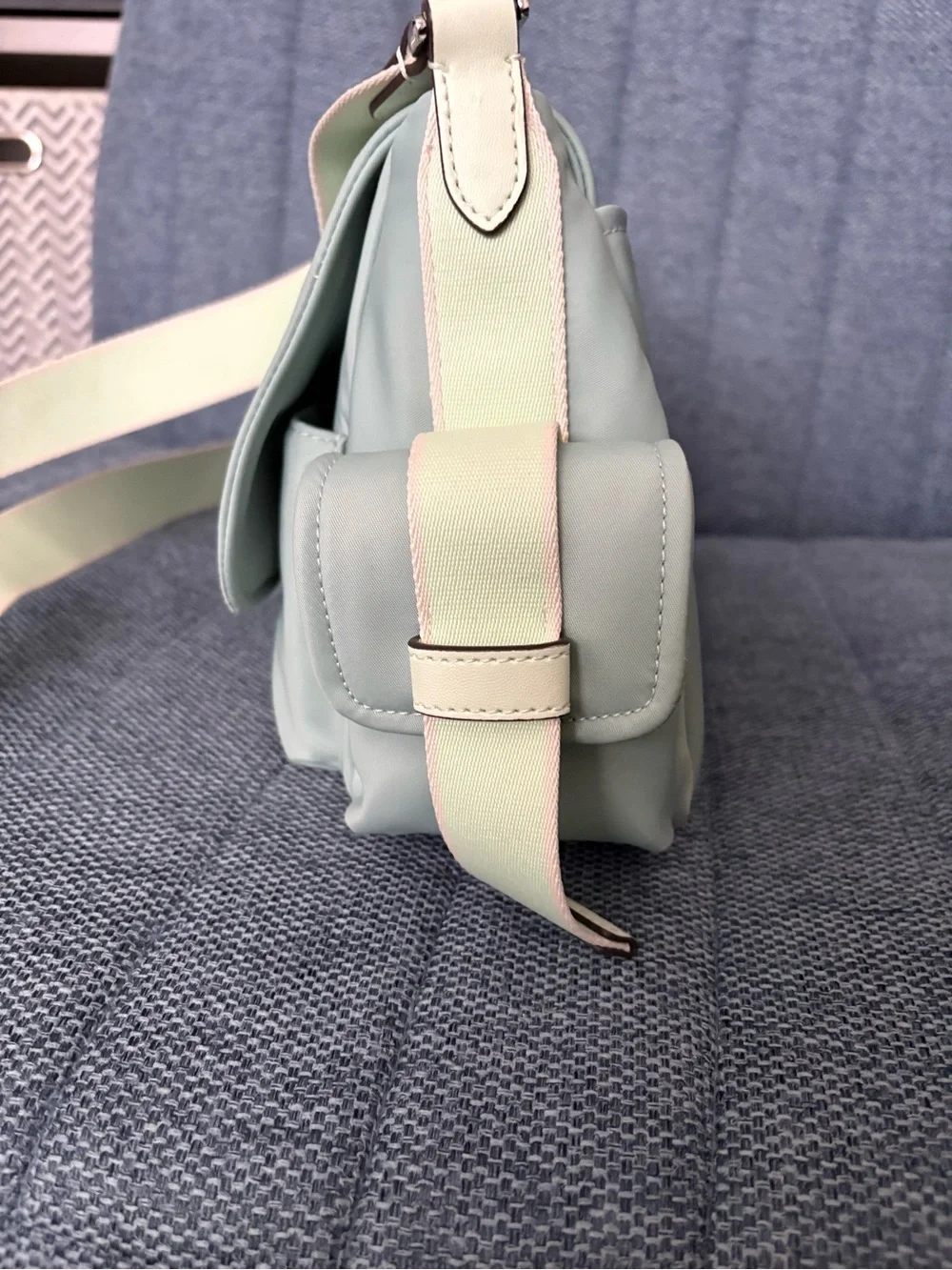 kate spade Carter nylon cargo messenger bag and matching medium bifold wallet